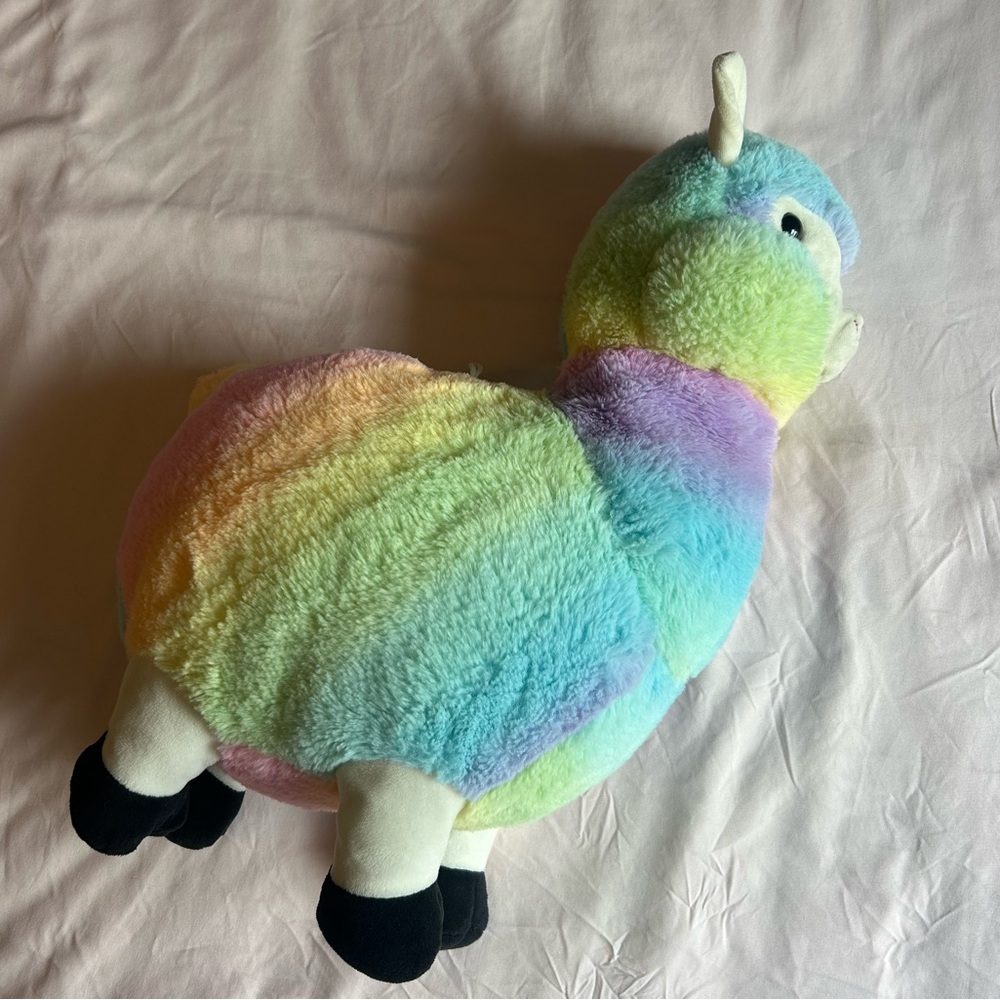 Rainbow Alpaca Plush Stuffed Animal